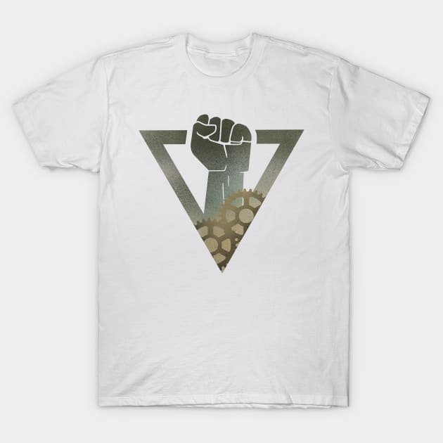 Detroit: Fist T-Shirt by GasmaskMood